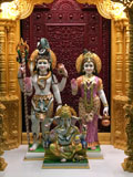 Bhagwan Shri Shankar, Shri Parvatiji and Shri Ganeshji